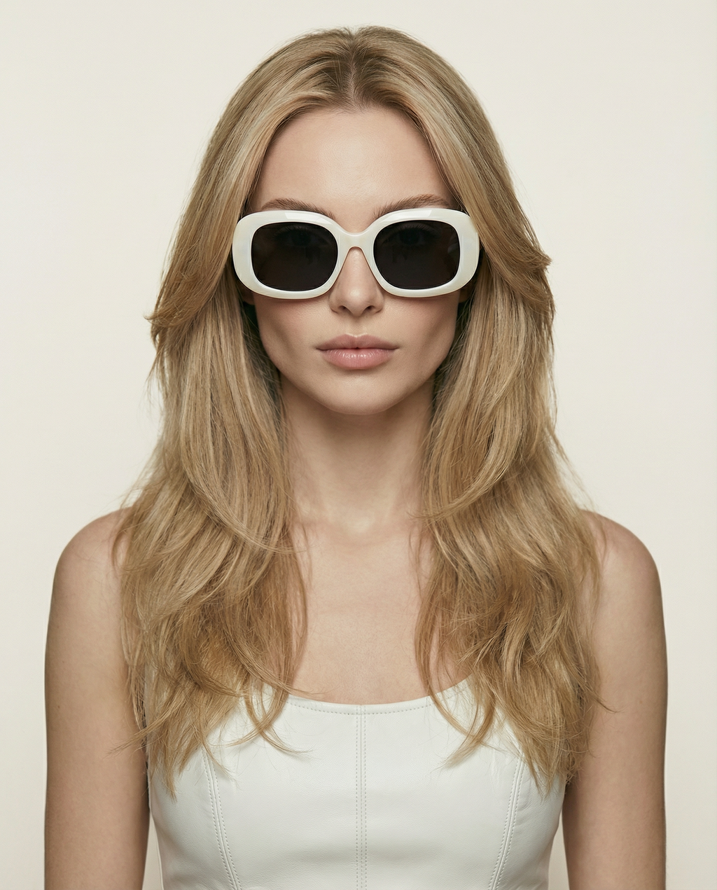 "Muse, Pearl White" CHARAXTER Sunglasses